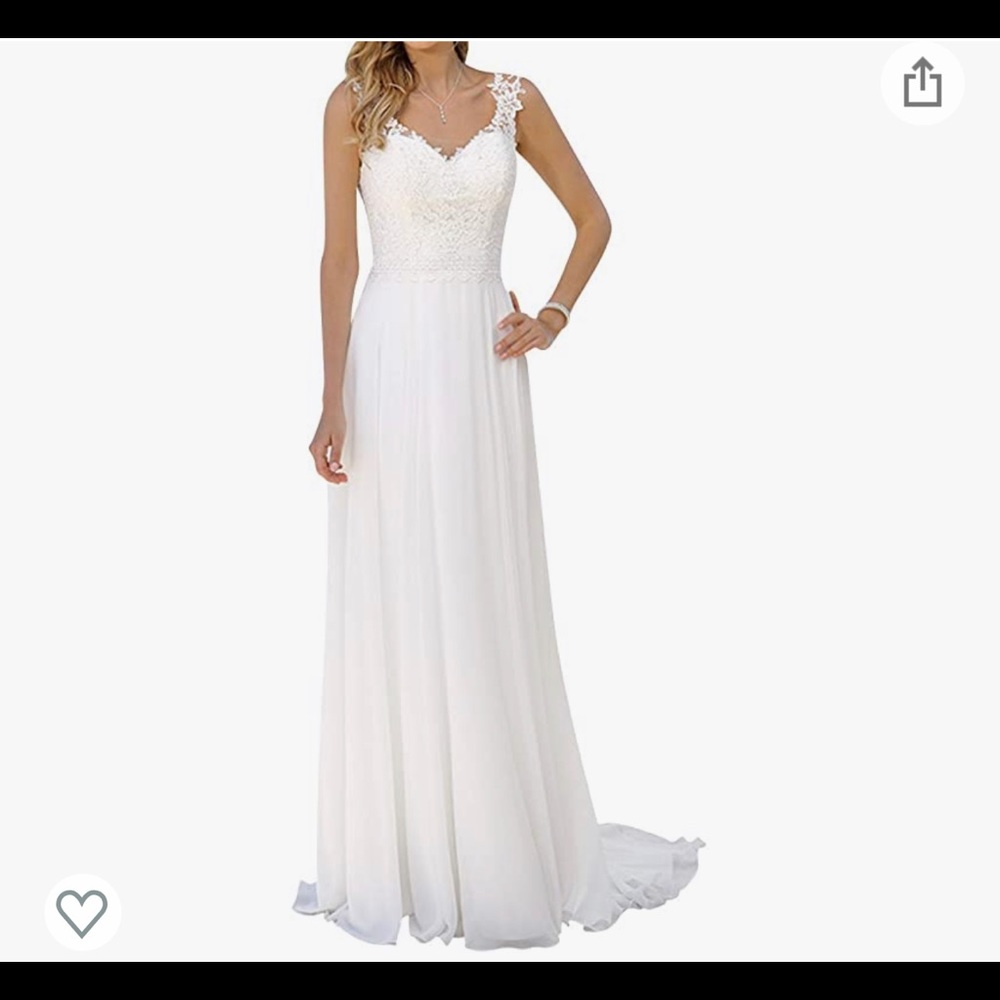 Ivory wedding dress